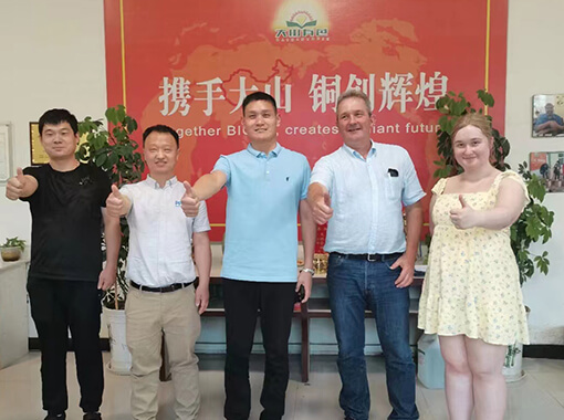 英國客戶來訪